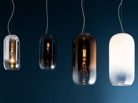 artemide gople|GOPLE LED blown glass pendant lamp By Artemide .